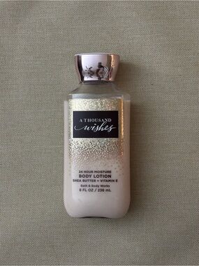 Bath & Body Works A Thousand Wishes Cream Body Lotion with Rose Gold Cap
